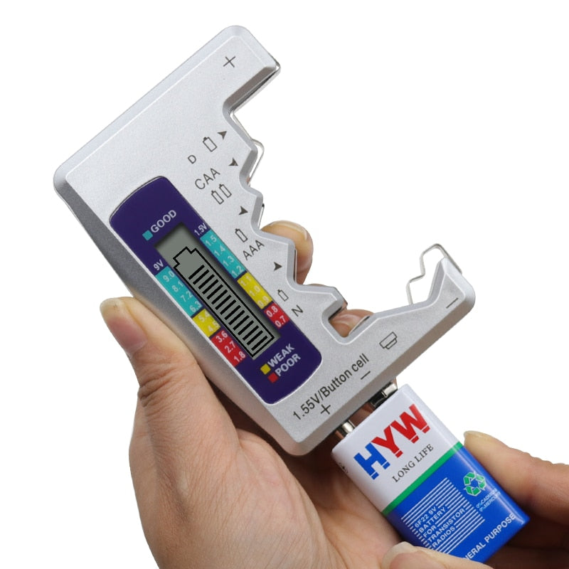 Battery Tester™ probador digital de pilas y baterías